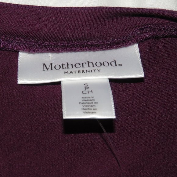 Motherhood Maternity Eggplant Purple Dress  NWT - Picture 5 of 5